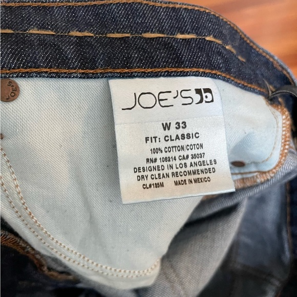 Joe's Jeans Classic Fit with Straight Leg Jeans Size:‎ W33 - Picture 6 of 9